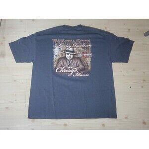 HARLEY DAVIDSON T Shirt ALL OVER PRINT Al Capone ￼ Chicago, Windy City